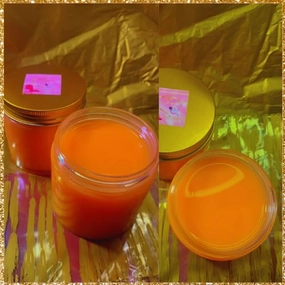 wholesale lipgloss base jar, 8oz, premixed lipgloss base, handmade lipgloss, vegan, paraben free, cruelty free (8oz jar, peach delicacies)